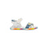 Sandali bianchi con dettagli frontali effetto jeans Primigi Happy Starlet, Scarpe Bambini, SKU k283000416, Immagine 0